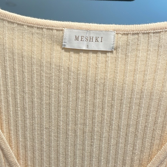 Meshki Size S cream maxi dress. - Picture 3 of 5